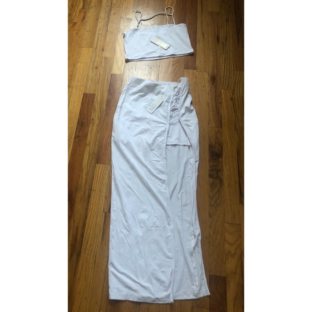 M Siempre Golden Palms Skirt Set